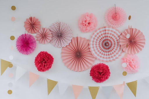 Strike a Pose and Create a Picture-Perfect Moment with a Paper Fan Photo Backdrop
