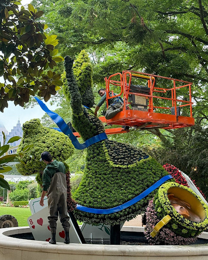 Rest in the lap of nature at Atlanta Botanical Garden.