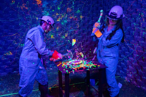 glow in the dark painting

