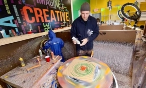 eco-friendly spin art