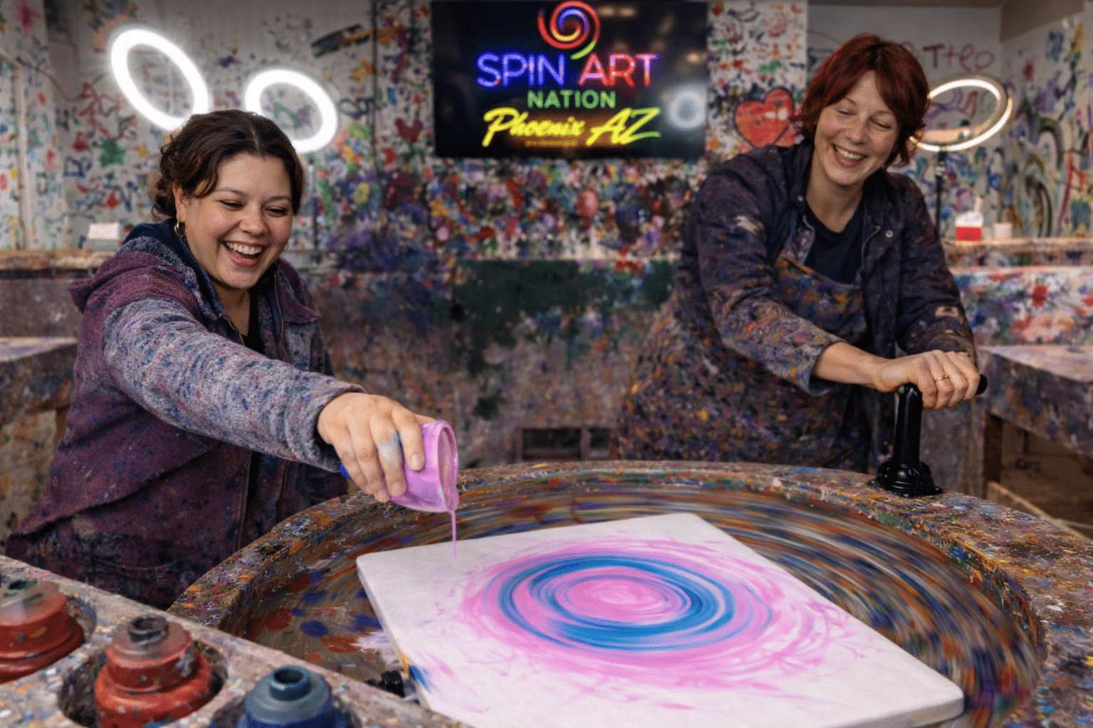 spin art experience