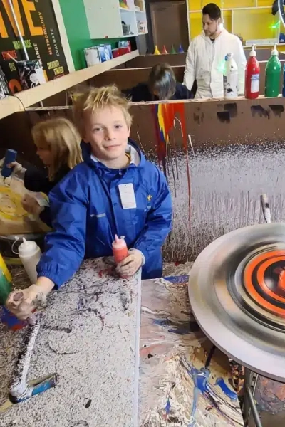 Spin Art Raleigh - Birthday Party