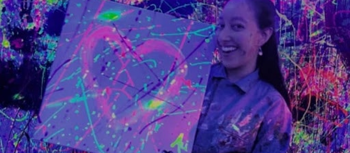 glow in the dark painting