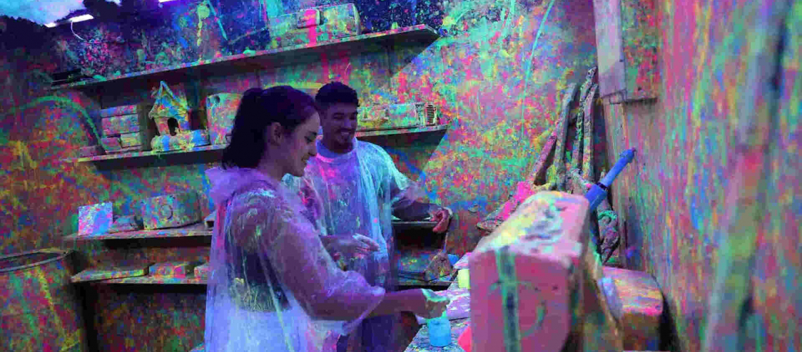 splatter paint room experience splatter paint room experience